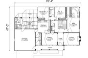 House Plan - 3 Beds 2.5 Baths 1942 Sq/Ft Plan #57-590 