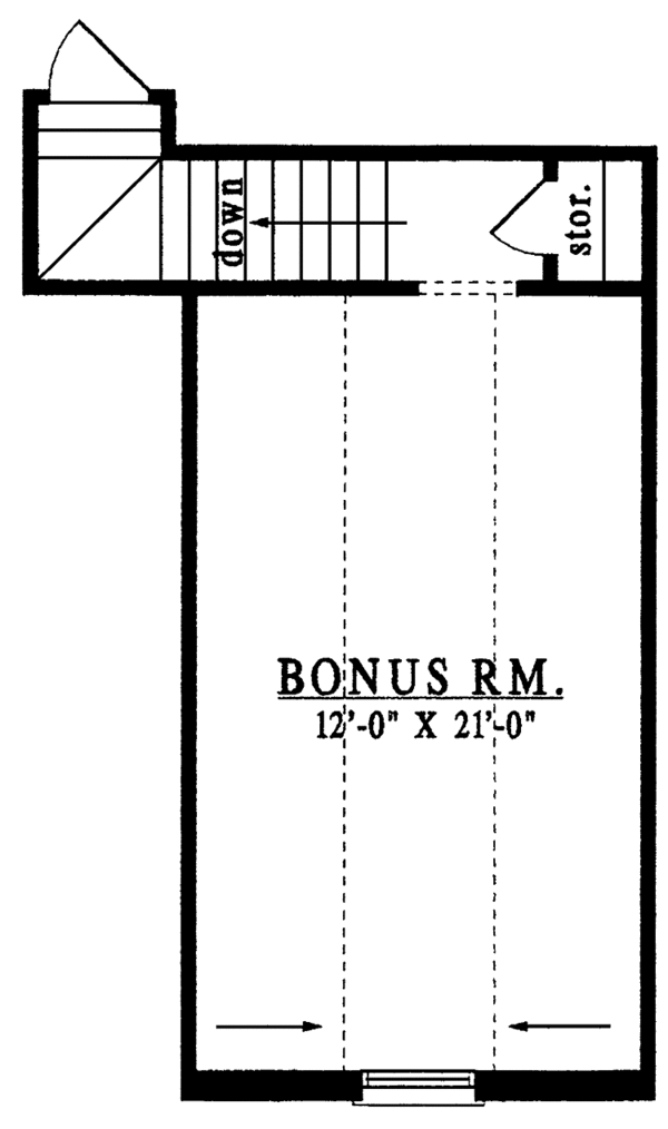 House Plan Design - Country Floor Plan - Upper Floor Plan #42-566