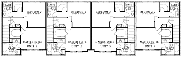 Architectural House Design - Traditional Floor Plan - Upper Floor Plan #17-623
