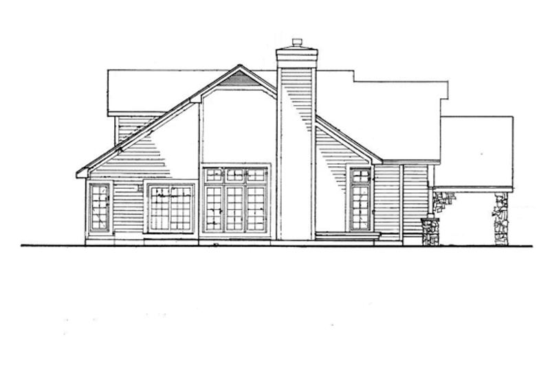 Home Plan - Exterior - Other Elevation 1 for Craftsman House Plan #320-565 - 3 bed, 2.5 bath