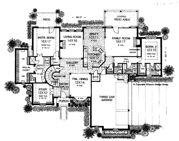 House Plan Design - Country Floor Plan - Main Floor Plan #310-1107