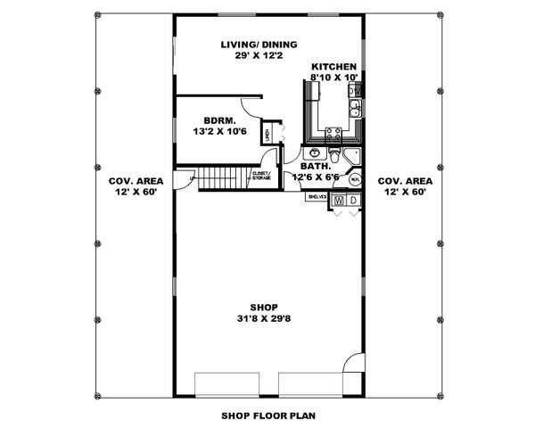 House Design - Craftsman Floor Plan - Main Floor Plan #117-1057