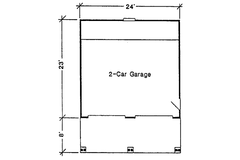 House Blueprint - Floor Plan - Main Floor for Victorian House Plan #410-3608, 0 bath