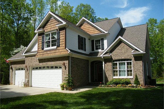 Exterior - Front Elevation 3 for Traditional House Plan #927-579 - 4 bed, 3 bath