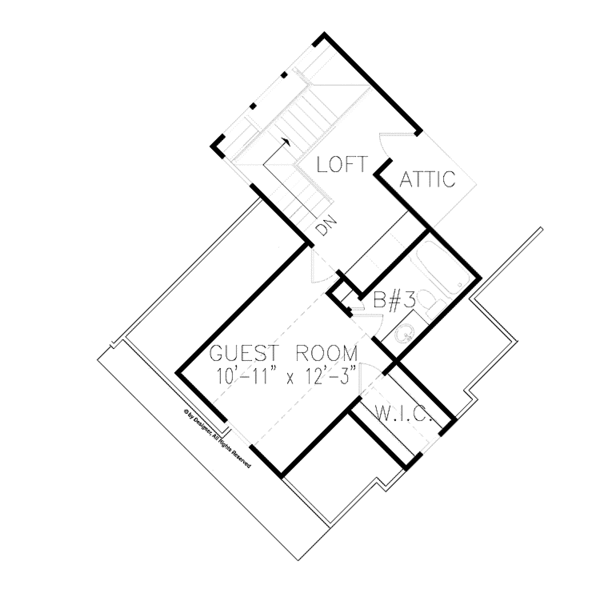Dream House Plan - Craftsman Floor Plan - Other Floor Plan #54-364