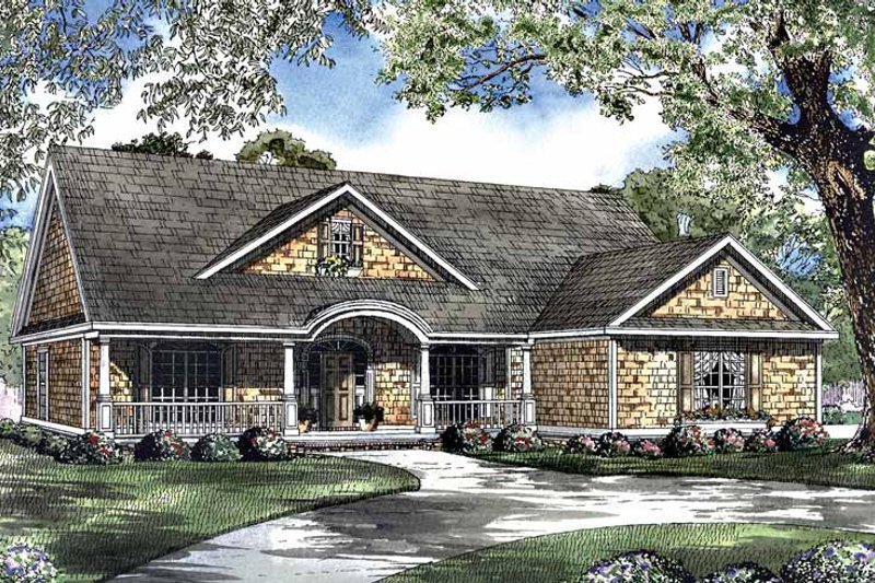 Home Plan - Country Exterior - Front Elevation Plan #17-2949