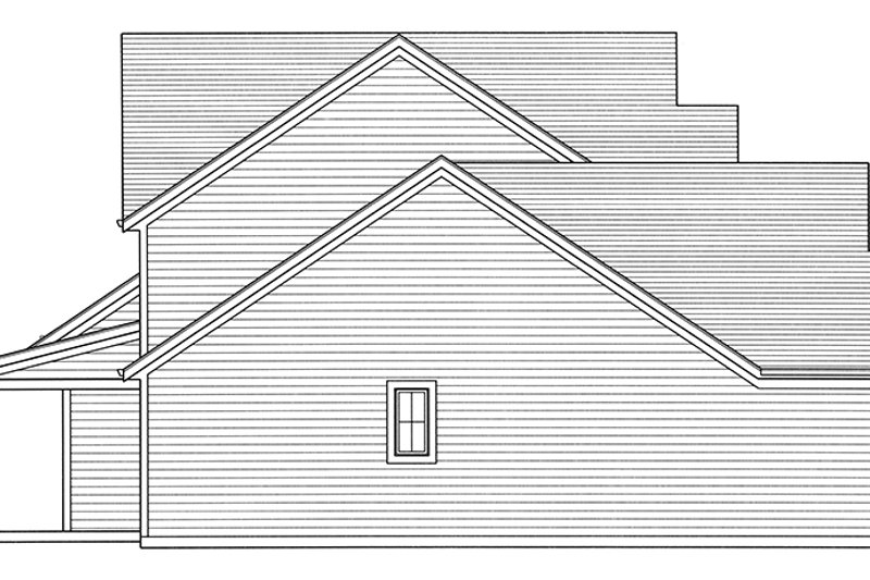 Home Plan - Exterior - Other Elevation 1 for Traditional House Plan #46-850 - 4 bed, 2.5 bath