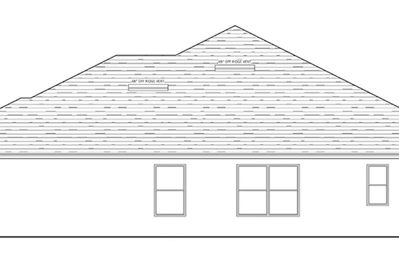 House Plan Design - Exterior - Other Elevation for Traditional House Plan #1058-121 - 4 bed, 2 bath