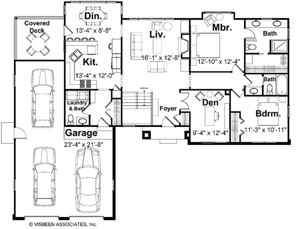 Craftsman Style House Plan 4 Beds 3 5 Baths 2573 Sq Ft Craftsman Style House Plan 4 Beds 3 5 Baths 2573 Sq Ft