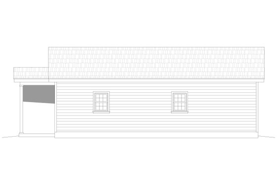 Exterior - Other Elevation 1 for Country House Plan #932-352 - 2 bed, 2 bath