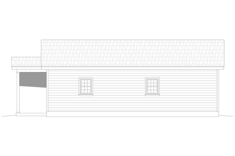 Dream House Plan - Exterior - Other Elevation 1 for Country House Plan #932-352 - 2 bed, 2 bath
