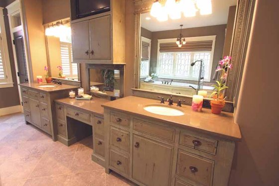 Interior - Master Bathroom 2 for European House Plan #928-178 - 4 bed, 3.5 bath