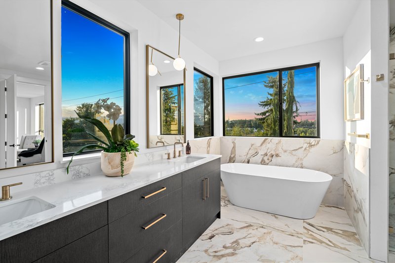 House Design - Interior - Master Bathroom for Contemporary House Plan #1066-261 - 5 bed, 5.5 bath