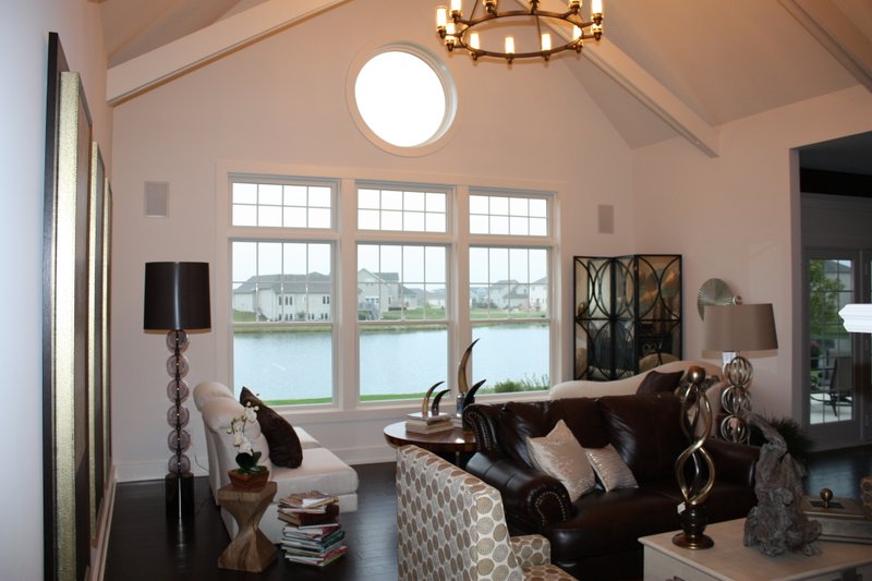 Architectural House Design - Interior - Family Room for Traditional House Plan #20-2134 - 4 bed, 2.5 bath
