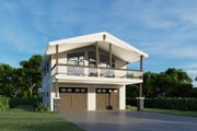 Beach Style House Plan - 2 Beds 3 Baths 1202 Sq/Ft Plan #112-176 