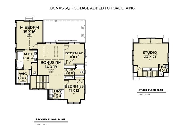 Home Plan - Farmhouse Floor Plan - Upper Floor Plan #1070-137