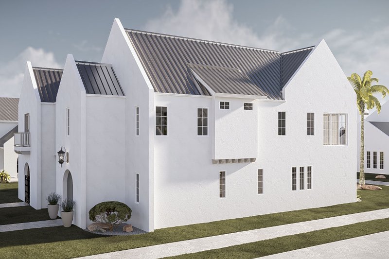 Dream House Plan - Exterior - Other Elevation 1 for Beach House Plan #455-762 - 5 bed, 4 bath