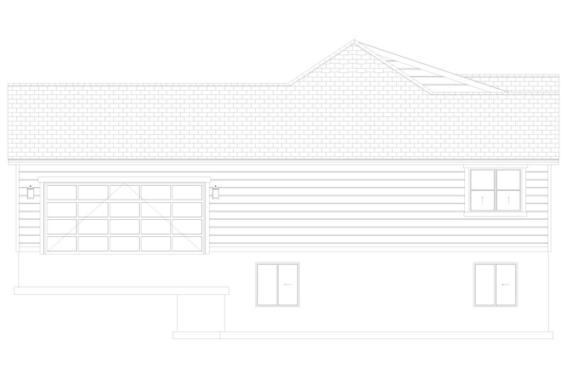 House Blueprint - Exterior - Other Elevation 1 for Farmhouse House Plan #1060-488 - 3 bed, 2 bath