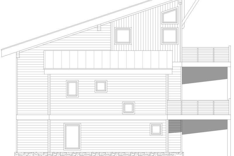 House Design - Exterior - Other Elevation for Contemporary House Plan #932-1233 - 3 bed, 4 bath