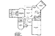 European Style House Plan - 4 Beds 4.5 Baths 3839 Sq/Ft Plan #424-229 