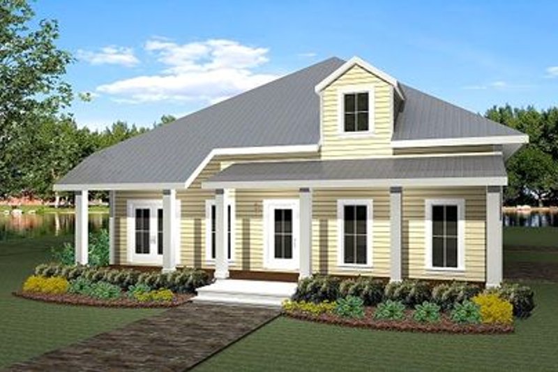 Home Plan - Traditional Exterior - Front Elevation Plan #44-163
