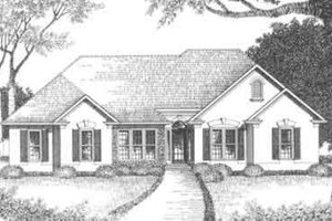 House Blueprint - Mediterranean Exterior - Front Elevation Plan #129-113