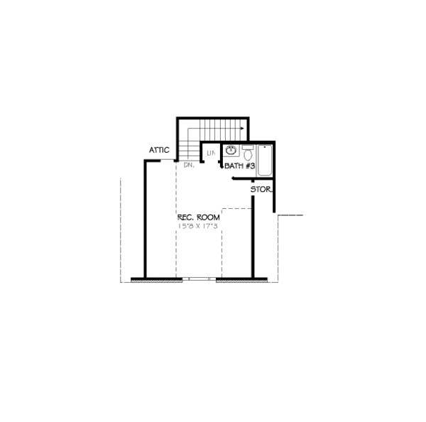 European Floor Plan - Upper Floor Plan #424-310