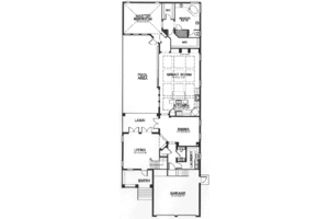 Floor Plan - Main Floor for European House Plan #115-144 - 4 bed, 3.5 bath