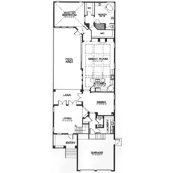 European Floor Plan - Main Floor Plan #115-144