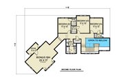 Craftsman Style House Plan - 4 Beds 2.5 Baths 3008 Sq/Ft Plan #1070-187 Floor 