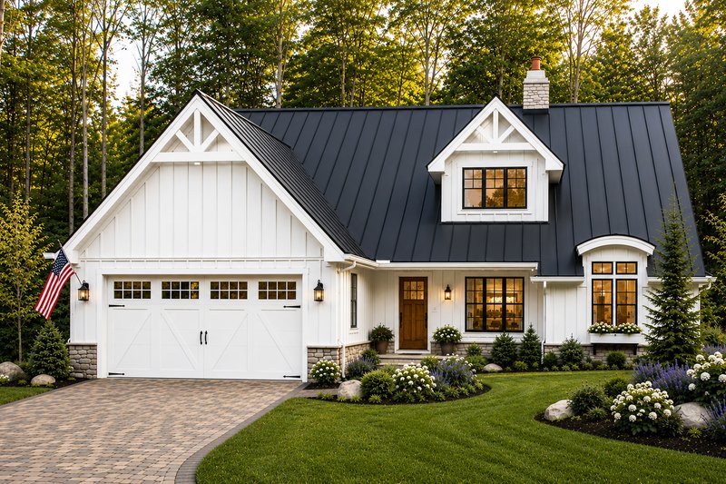 Architectural House Design - Exterior - Front Elevation 2 for Farmhouse House Plan #928-431 - 3 bed, 2.5 bath