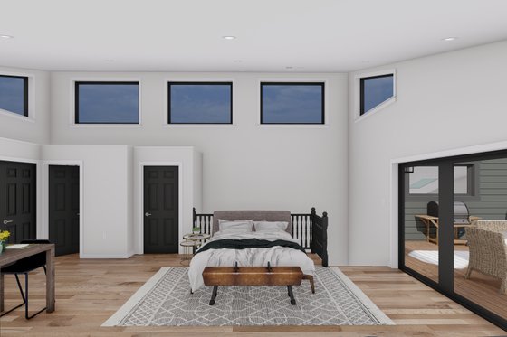 Interior - Other 4 for Modern House Plan #1060-117 - 1 bed, 1.5 bath