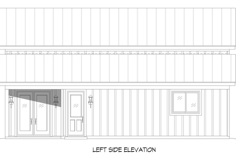 Dream House Plan - Exterior - Other Elevation for Barndominium House Plan #932-521 - 2 bed, 2 bath