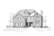 Colonial Style House Plan - 4 Beds 4.5 Baths 4235 Sq/Ft Plan #411-591 