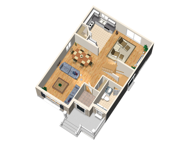 Traditional Floor Plan - Main Floor Plan #25-4473
