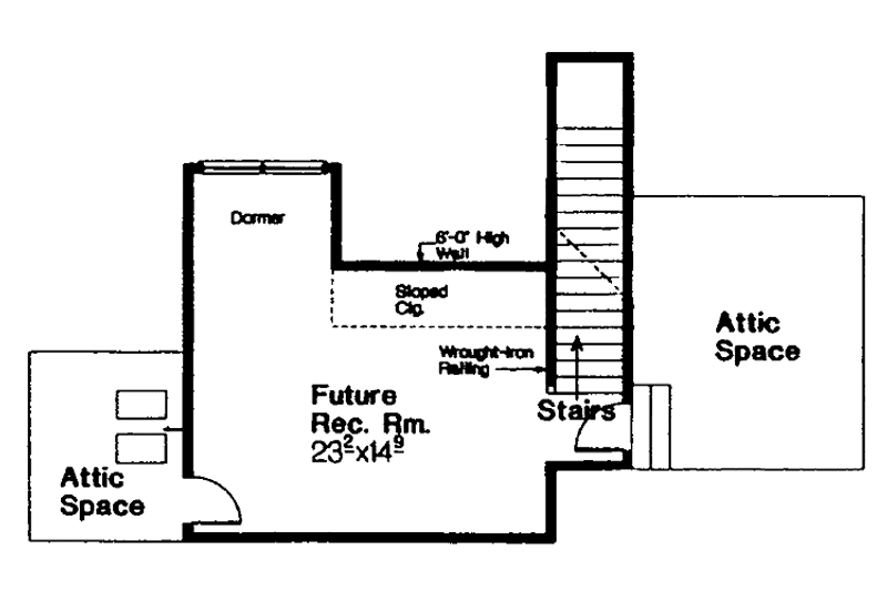 Architectural House Design - Floor Plan - Other Floor for Country House Plan #310-1236 - 3 bed, 3.5 bath