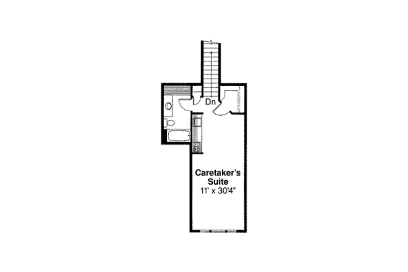 Home Plan - Floor Plan - Upper Floor for Traditional House Plan #124-344 - 3 bed, 3 bath