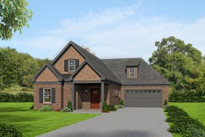 Country Exterior - Front Elevation Plan #932-259