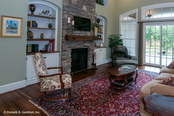 Interior - Family Room for European House Plan #929-1 - 4 bed, 4 bath