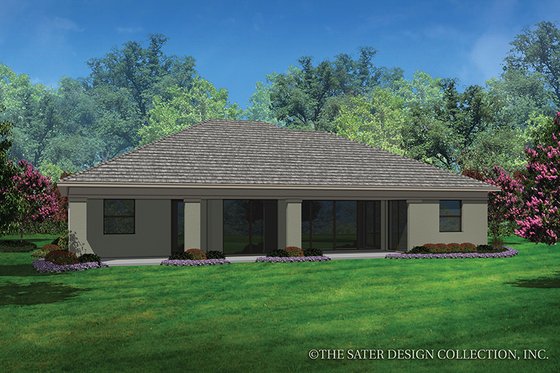 Exterior - Rear Elevation for Contemporary House Plan #930-454 - 3 bed, 2 bath