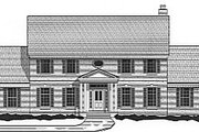 Colonial Style House Plan - 4 Beds 3.5 Baths 3860 Sq/Ft Plan #67-455 