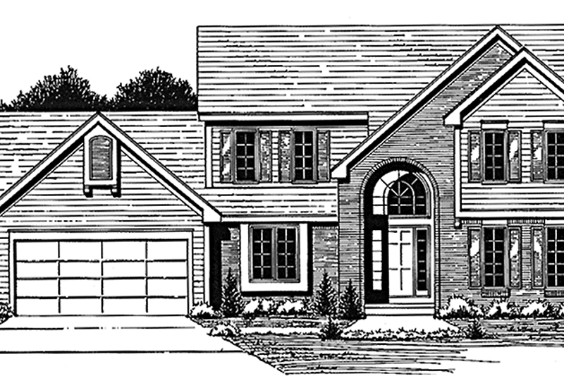 Home Plan - Traditional Exterior - Front Elevation Plan #1001-125