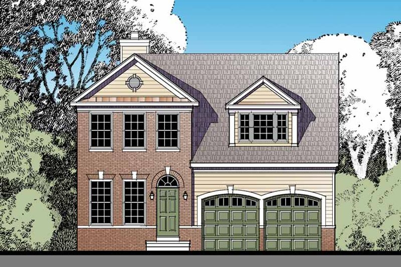 Home Plan - Traditional Exterior - Front Elevation Plan #1029-59