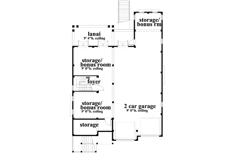 Home Plan - Floor Plan - Lower Floor for Country House Plan #930-159 - 3 bed, 2 bath