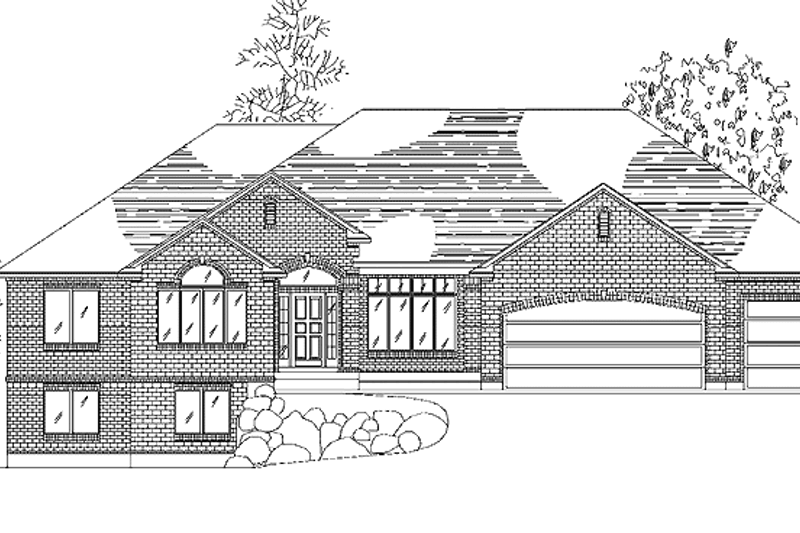 Architectural House Design - Traditional Exterior - Front Elevation Plan #945-21