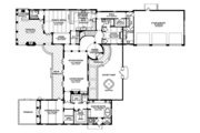 Mediterranean Style House Plan - 3 Beds 3 Baths 4795 Sq/Ft Plan #1058-15 