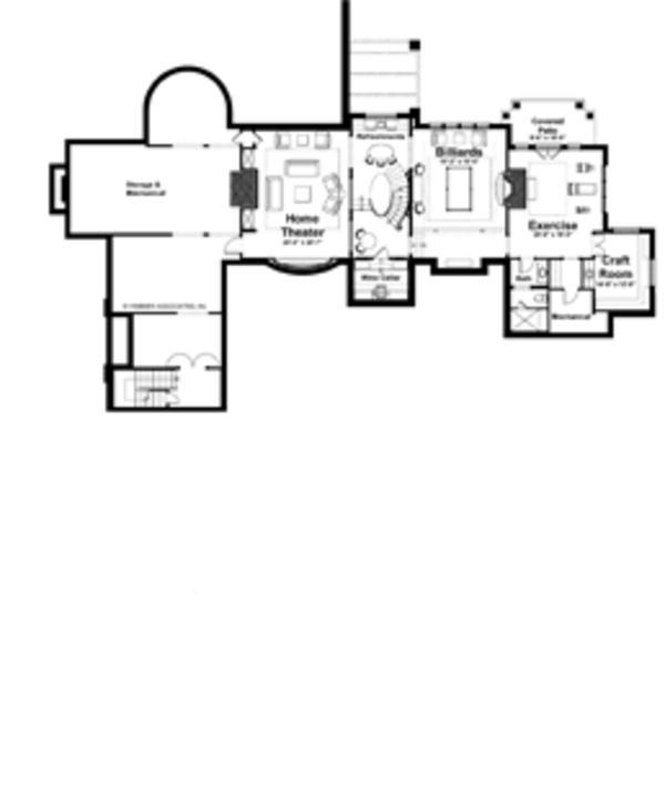 Home Plan - Country Floor Plan - Lower Floor Plan #928-183