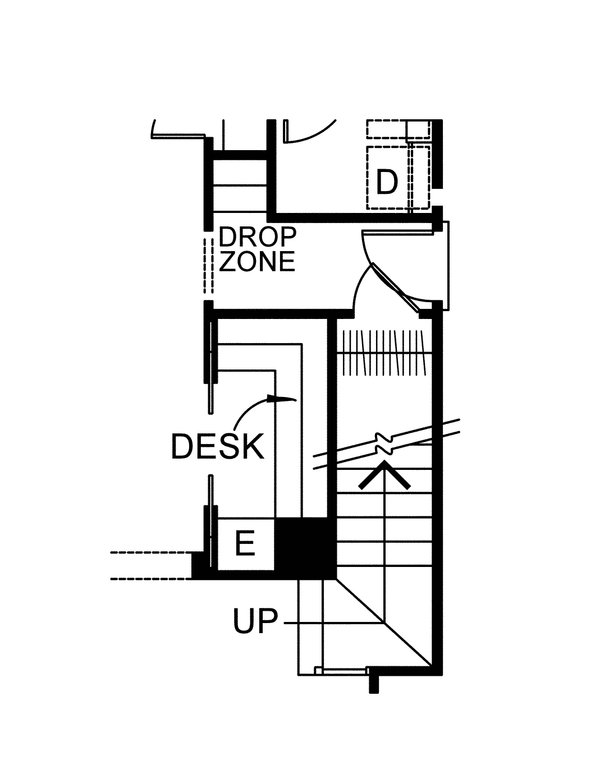 House Blueprint - Floor Plan - Other Floor for European House Plan #20-2623 - 3 bed, 3.5 bath
