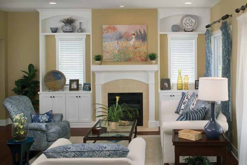 Home Plan - Interior - Family Room for Traditional House Plan #928-115 - 2 bed, 2 bath