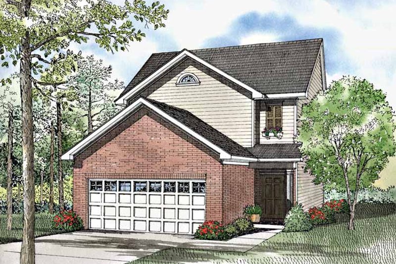 Home Plan - Country Exterior - Front Elevation Plan #17-3062